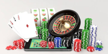 3d rendering mobile casino gambling